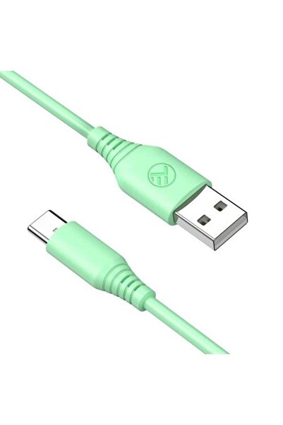 TELLUR Cablu silicon Tellur USB to Type-C, 3A, 1m, Verde