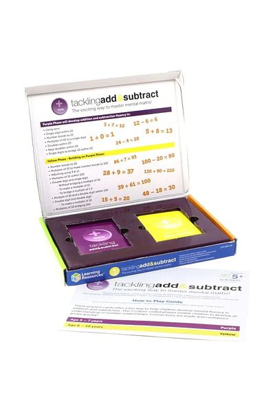 Learning Resources Card game - Learning Resources - Practice addition and subtraction