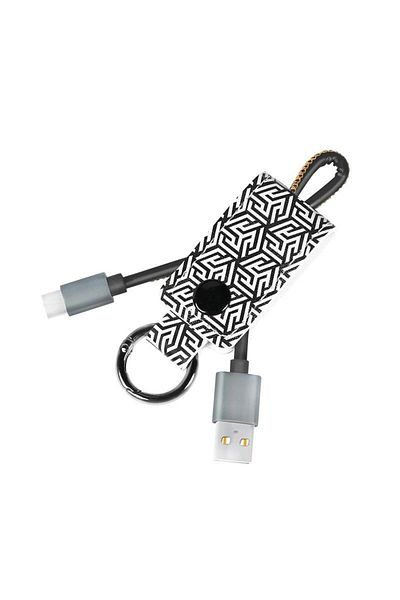 LogiLink Logilink data cable, CU0164, USB 2.0 (T) to USB 2.0 Type-C (T), 0.22m, Black/White