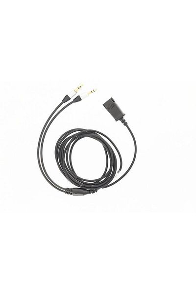TELLUR Cablu adaptor Tellur Quick Disconect la 2 x Jack 3.5mm, 2.2m, Negru