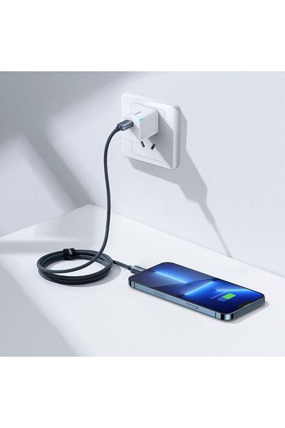 Baseus Baseus Crystal Shine data cable, USB Type-C - Lightning, 20W, 1.2m, Black