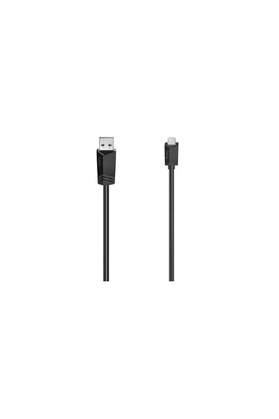 Hama Cable Hama 200607 MicroUSB - USB 2.0, 480 Mbit/s, 0.75 m (Black)