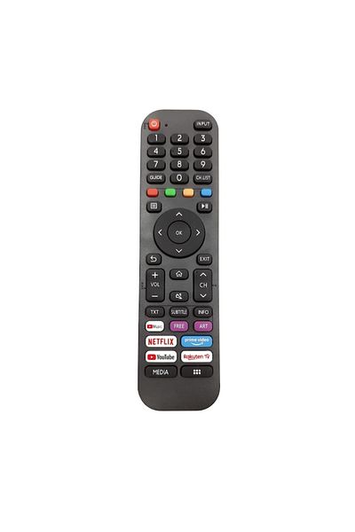 Bogadini En2g30h Universal Remote Control For Hisense Smart TV LED/LCD, Black