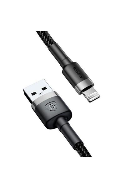 Baseus Baseus Kevlar CALKLF-CG1 data cable, Lightning, 2 m (Black/Gray)