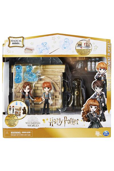Harry Potter Set de joaca Harry Potter - Magical Minis, Ron Weasley si Hermione Granger in Camera Necesitatii