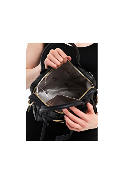 Aron Atelier Sophia Black Women's Handbag Handbag 5978-Siyah Black