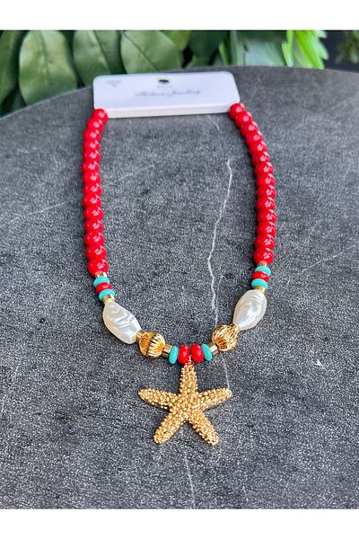 The Simu Starfish Pearl Necklace