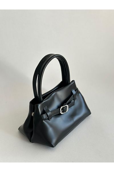 Boutiquehaki Buckle Mini – Geantă de mână și de umăr cu cataramă