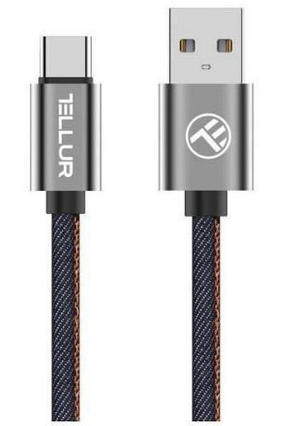 TELLUR Cablu de date Tellur TLL155381 USB Type-C, 1m (Albastru)