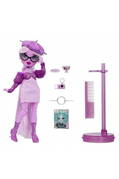 Rainbow High MGA Rainbow High Shadow High Doll with Accessories, Lavander Lynn, Purple, 28cm, Ages 4+