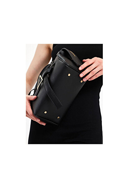 Aron Atelier Sophia Black Women's Handbag Handbag 5978-Siyah Black