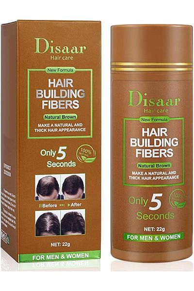 Disaar Disaar Hair Strengthening Fibers, Brown, 22g