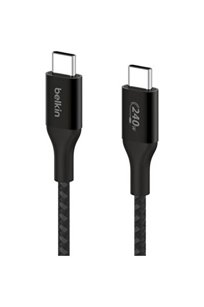 Belkin Cablu de încărcare Belkin BOOST CHARGE CAB015bt2MBK, 240W, USB Type-C la USB Type-C, 2m (Negru)