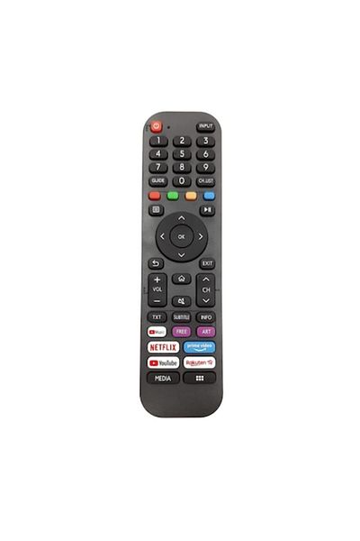 Bogadini En2g30h Universal Remote Control For Hisense Smart TV LED/LCD, Black