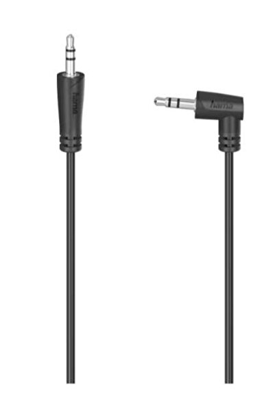 Hama Cablu audio Jack 3.5 mm HAMA 205286, 1.5m, 90 grade (Negru)