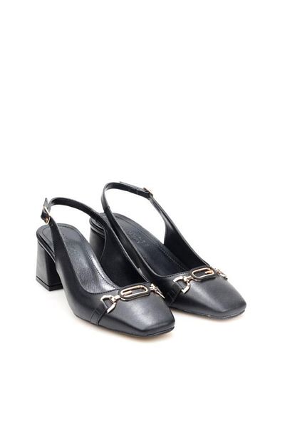 Papuçcity Ony 03291 Women's Open Back Heeled Shoes