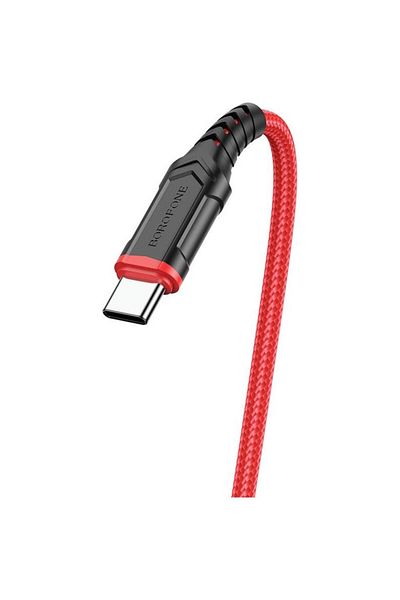 Borofone Borofone BX67 Data Cable, USB to USB Type-C, 1m, 3A, Red