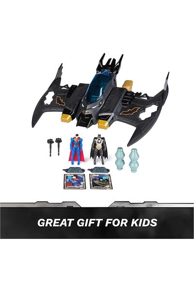 Batman Figurina DC Metal Force Batwing Transform, design Batman, dimensiuni compacte, multicolor