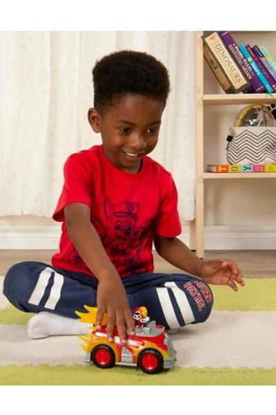 PAW PATROL Patrula Catelusilor, Super eroul Marshall cu vehicul