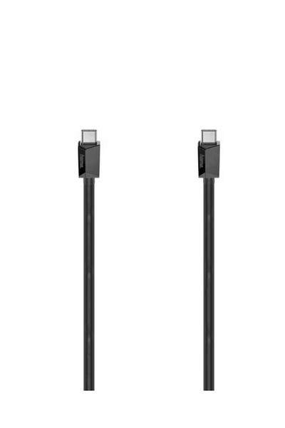 Hama Hama 200649 data cable, USB Type-C, 100 W, 1.50 m (Black)
