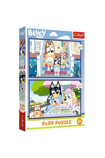 Trefl Trefl 2 x 24 piece children's puzzle - Fun with Bluey
