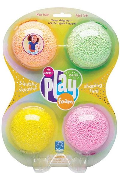 Educational Insights Educational Insights Glitter Modeling Foam, Set of 4
