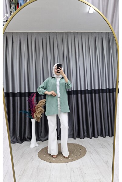 Butik قميص من قماش جوفري