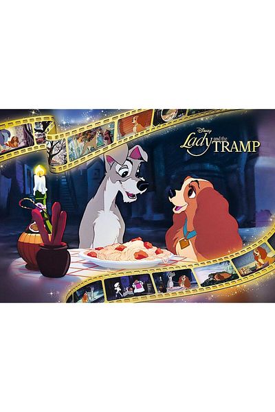 Trefl Trefl Premium Plus Puzzle - Disney, Lady and the Tramp, 1000 pieces