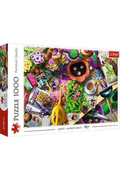Trefl Puzzle Trefl din 1000 piese - Curatenie in gradina