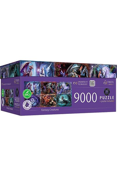 Trefl Trefl 9000 piece panoramic puzzle - Fantastic Creatures