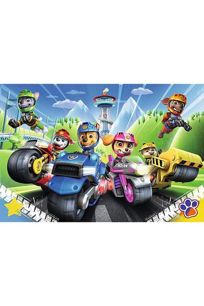 Trefl Trefl Puzzle - Paw Patrol, Puppies on Motorcycles, 100 pieces