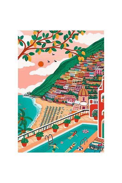 Trefl Puzzle Trefl Premium Plus - Positano Italy, 1000 pieces