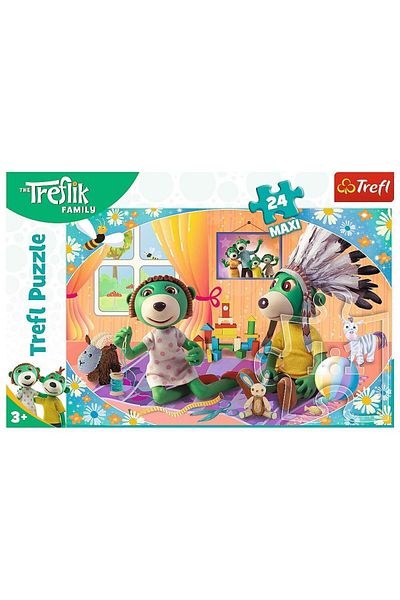 Trefl Trefl Maxi Treflik Happy Family Puzzle, 24 pieces