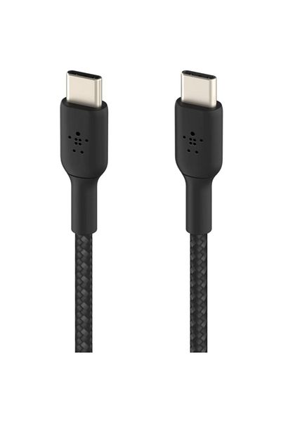 Belkin Cablu de date Belkin Boost Charge împletit, USB-C/USB-C, 1 m (Negru)
