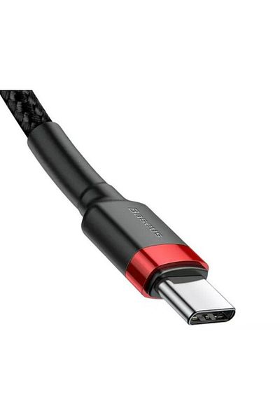 Baseus Baseus Cafule PD 2.0 60W data cable, USB-C to USB-C, 2 meters, 20V, 3A (Red)