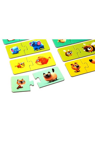 CUBIKA Cubika Puzzle Matching Family, 20 pieces