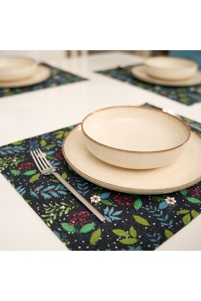 kesenegore 6 Τεμάχια Ranforce Υφασμάτινο Αμερικανικό Σερβίτσιο - Σουπλά 35Χ45