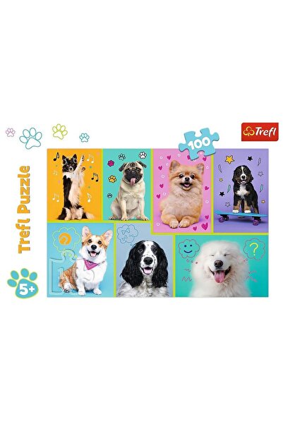 Trefl Trefl Puzzle Ve světě štěňat, 100 dílků