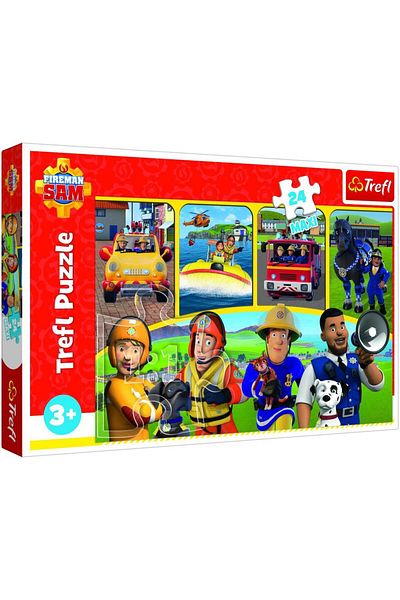Trefl Maxi Trefl Puzzle Fireman Sam, 24 pieces