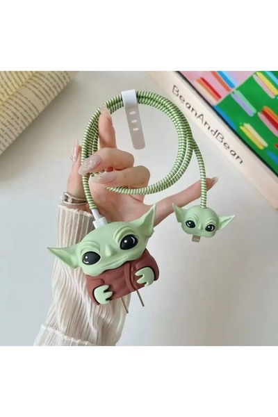 daystar İphone 18w/20w Uyumlu Şarj Aleti Kılıfı, Baby Şarj Kablo Koruyucu, Şarj Koruyucu Kılıf