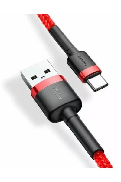 Baseus Data cable Baseus Coffee, USB to USB-C, Quick Charge, 3A, 1m (Red)