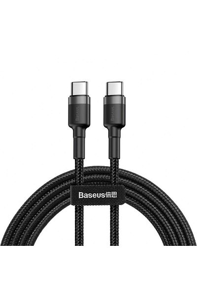 Baseus Data cable Baseus Coffee, USB Type-C, 60W, 3A, 2m (Black)