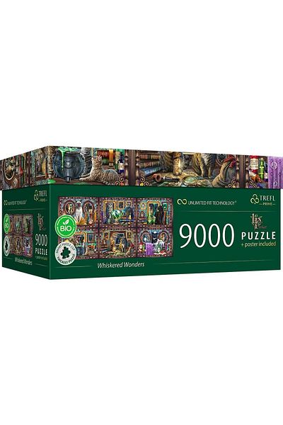 Trefl Puzzle panoramic Trefl din 9000 piese - Facatori de minuni cu mustata