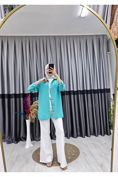 Butik قميص من قماش جوفري
