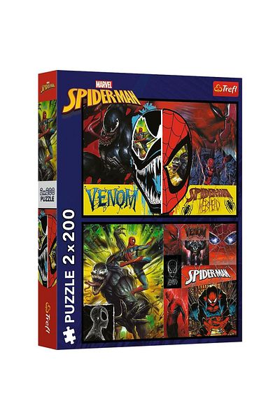 Trefl Trefl Puzzle from 2 x 200 pieces - Spider-Man, day and night