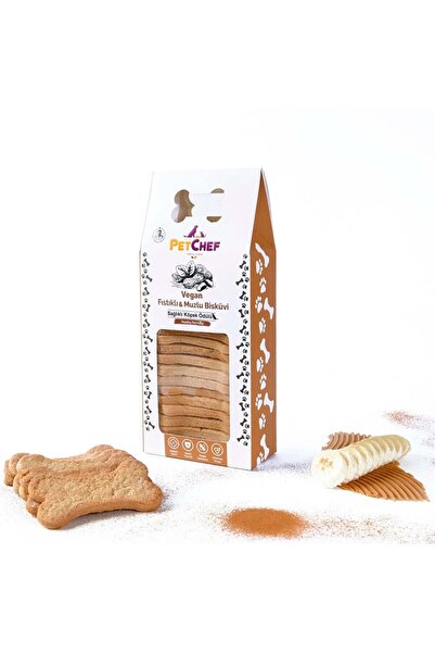 Petchef Fıstıklı ve Muzlu Kedi Köpek Ödül Bisküvisi 230gr
