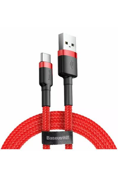 Baseus Data cable Baseus Coffee, USB to USB-C, Quick Charge, 3A, 1m (Red)