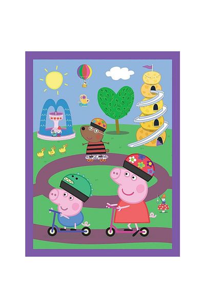 Trefl Set Trefl 2 in 1 Joc Memorie si Puzzle Peppa Pig: Momente fericite