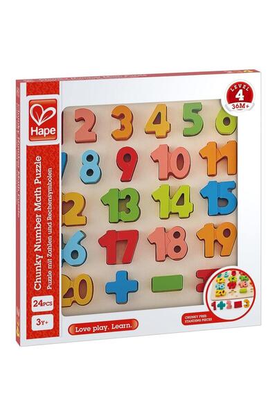 Hape Puzzle Hape Mathematica Chunky, 24 pieces