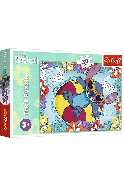 Trefl Trefl Disney Stitch Puzzle, On Vacation, 30 pieces